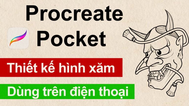 Thiết kế hình xăm trên điện thoại với Pocket